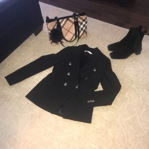 Simons - Contemporaine Balmain Style Double Breasted Blazer
